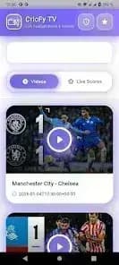 CricFy TV — لقطة شاشة 1