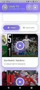 CricFy TV — لقطة شاشة 2