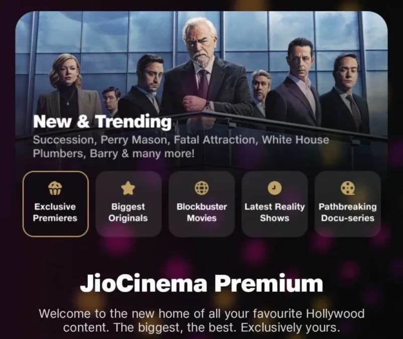 Jio Cinema — لقطة شاشة 6