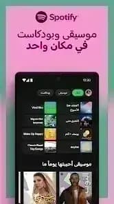 Spotify مهكر — لقطة شاشة 1