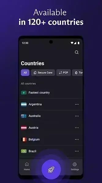 Proton VPN مهكر — لقطة شاشة 3