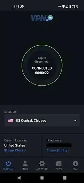 VPN.AC مهكر — لقطة شاشة 1