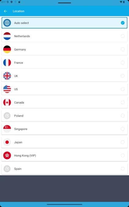SuperVPN مهكر — لقطة شاشة 1
