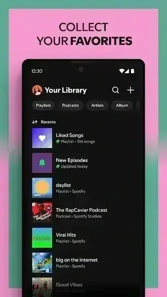 Spotify مدفوع مهكر — لقطة شاشة 2