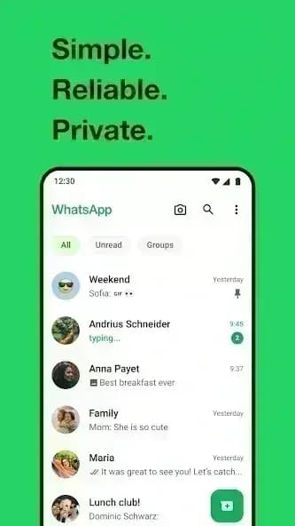 Whatsapp Plus مهكر — لقطة شاشة 1