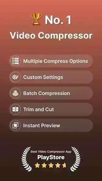 Video Compressor مهكر — لقطة شاشة 1