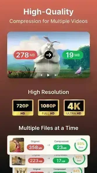Video Compressor مهكر — لقطة شاشة 2