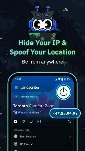 Windscribe مهكر — لقطة شاشة 16