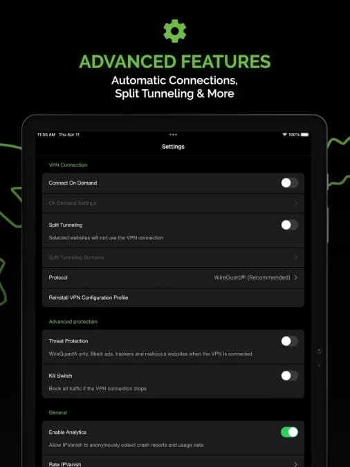 IPVanish مهكر — لقطة شاشة 14