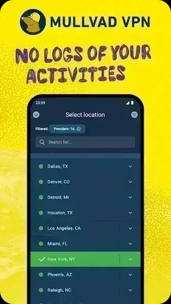 Mullvad VPN مهكر — لقطة شاشة 10