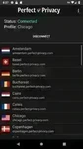 Perfect Privacy VPN مهكر — لقطة شاشة 5