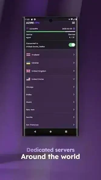AzireVPN مهكر — لقطة شاشة 7
