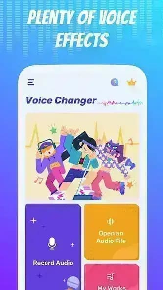 Voice Changer مهكر — لقطة شاشة 9