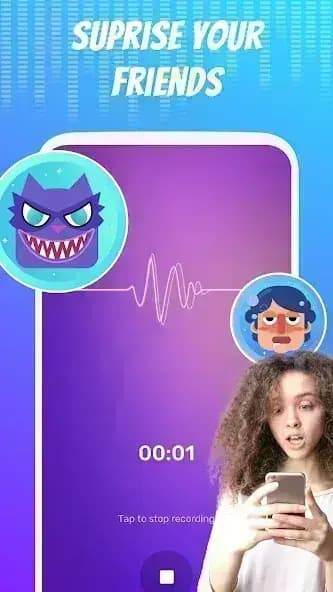 Voice Changer مهكر — لقطة شاشة 11