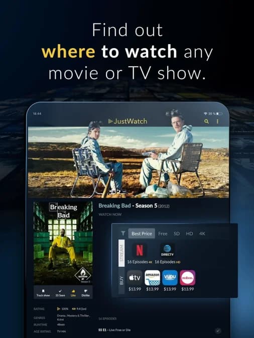 JustWatch مهكر — لقطة شاشة 14