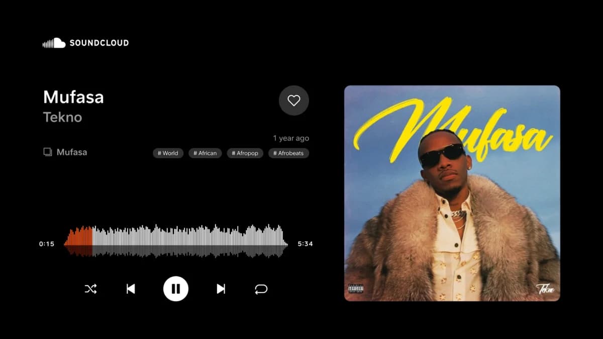SoundCloud مهكر — لقطة شاشة 3