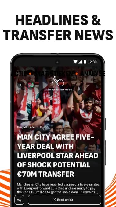 LiveScore مهكر — لقطة شاشة 1