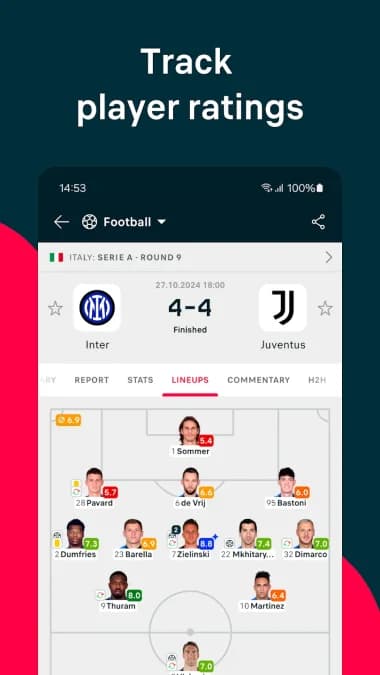 FlashScore مهكر — لقطة شاشة 6