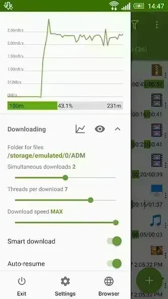 Advanced Download Manager مهكر — لقطة شاشة 2