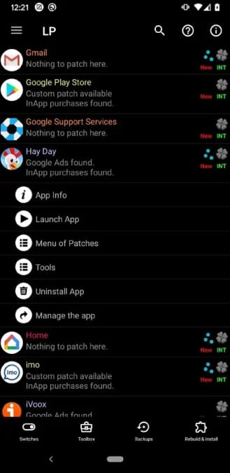 Lucky Patcher مهكر — لقطة شاشة 3