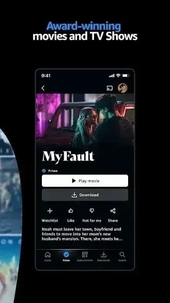 Amazon Prime Video مهكر — لقطة شاشة 3