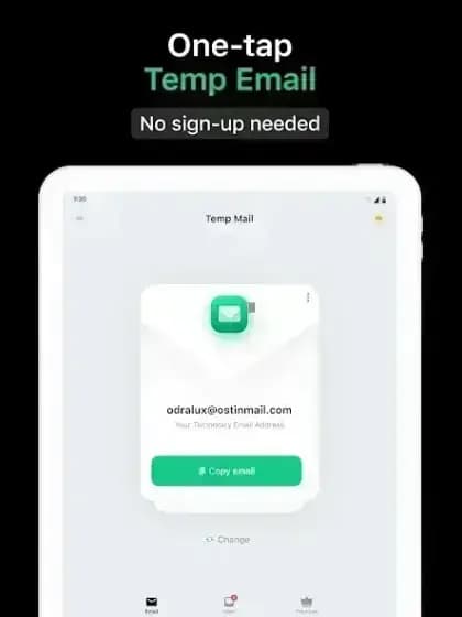 Temp Mail مهكر — لقطة شاشة 6