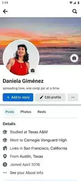 Facebook مهكر — لقطة شاشة 4