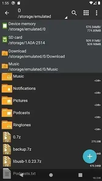 ZArchiver Pro مهكر — لقطة شاشة 6