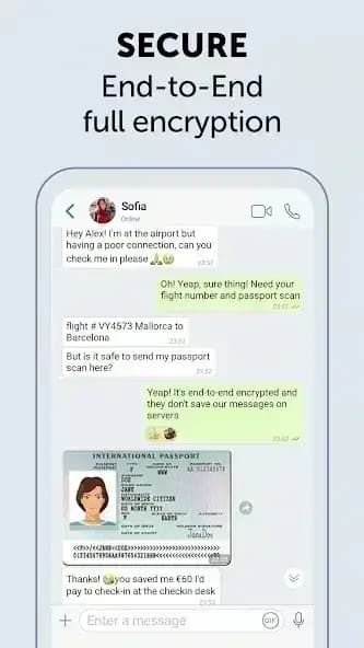 Zangi Private Messenger مهكر — لقطة شاشة 2
