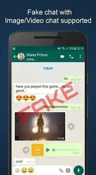 Fake Chat مهكر — لقطة شاشة 5