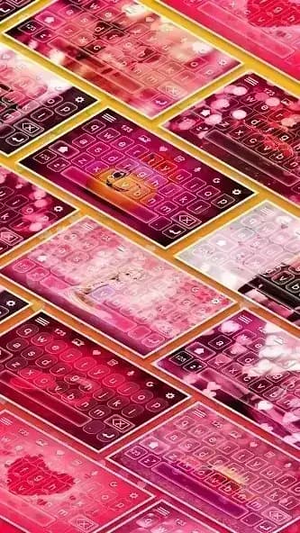 Love Photo Keyboard Theme مهكر — لقطة شاشة 2