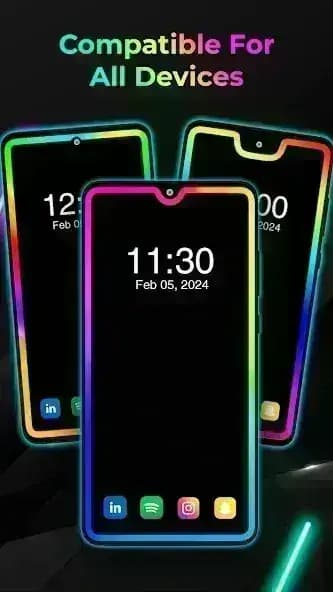 Edge Lighting مهكر — لقطة شاشة 2