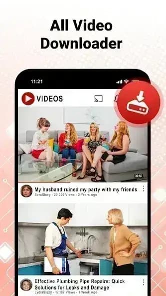 All Video Downloader Master مهكر — لقطة شاشة 1