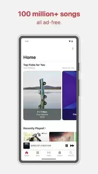 Apple Music مهكر — لقطة شاشة 1