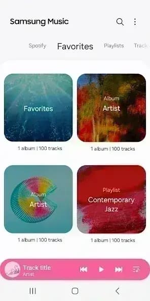 Samsung Music مهكر — لقطة شاشة 3