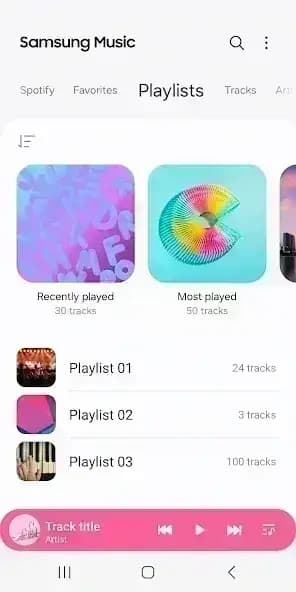 Samsung Music مهكر — لقطة شاشة 4