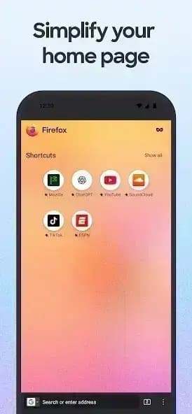 Firefox مهكر — لقطة شاشة 6