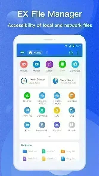 EX File Explorer مهكر — لقطة شاشة 1