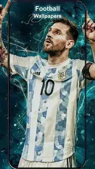 Football Wallpaper HD 4K مهكر — لقطة شاشة 1