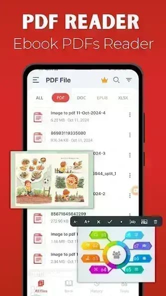 PDF، Hi Read مهكر — لقطة شاشة 4