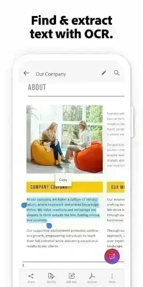 Adobe Scan مهكر — لقطة شاشة 4