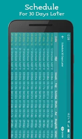 Prayer Times مهكر — لقطة شاشة 2