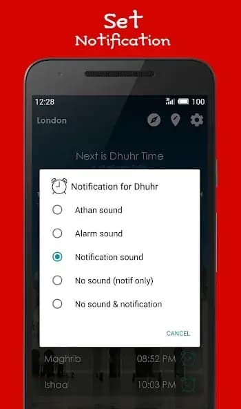 Prayer Times مهكر — لقطة شاشة 4