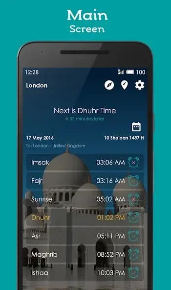 Prayer Times مهكر — لقطة شاشة 5