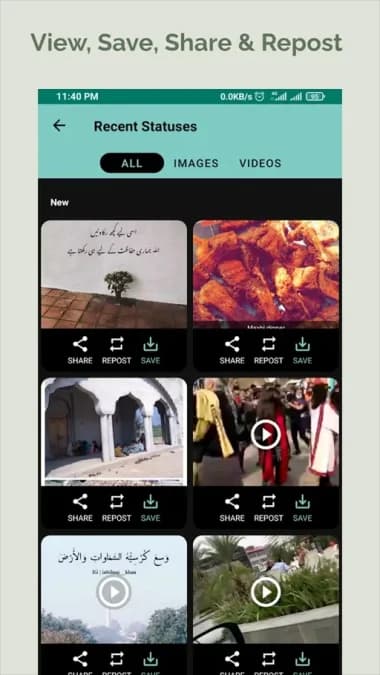 حفظ حالات واتساب مهكر — لقطة شاشة 3