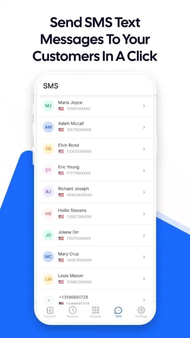 JustCall — لقطة شاشة 1
