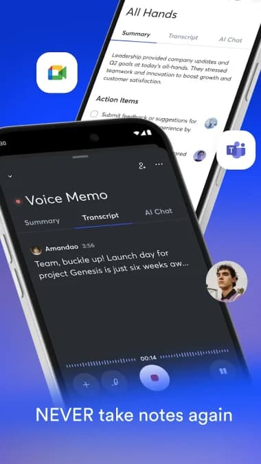OtterAI Transcribe Voice Notes — لقطة شاشة 4