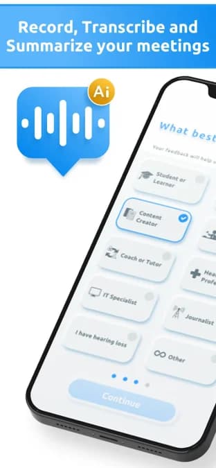 AI تحويل الصوت إلى نص — لقطة شاشة 5