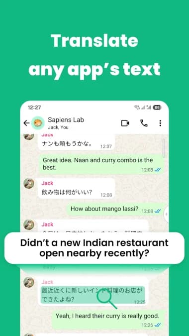 Instant Translate On Screen — لقطة شاشة 5