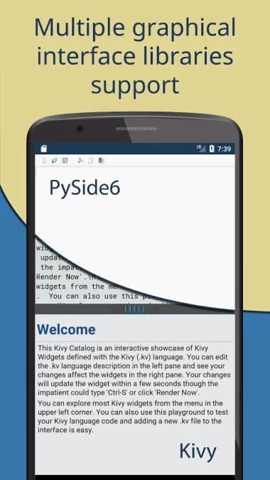 Pydroid 3 - IDE for Python 3 — لقطة شاشة 3